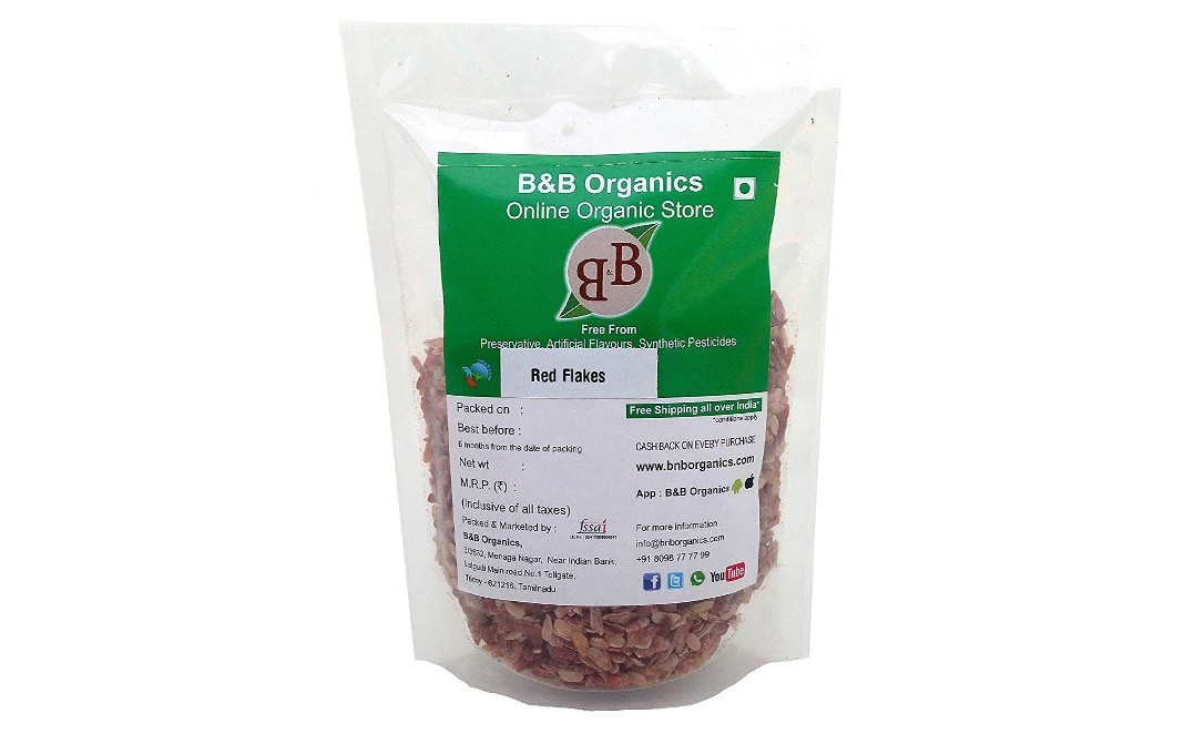 B&B Organics Red Flakes    Pack  1 kilogram
